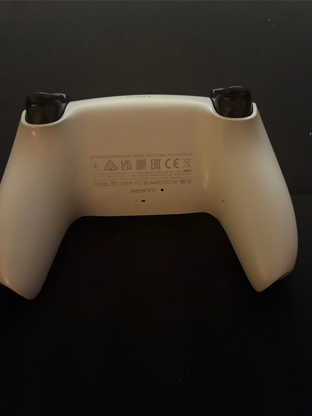 Sony DualSense Controller - White and Black with Blue Light